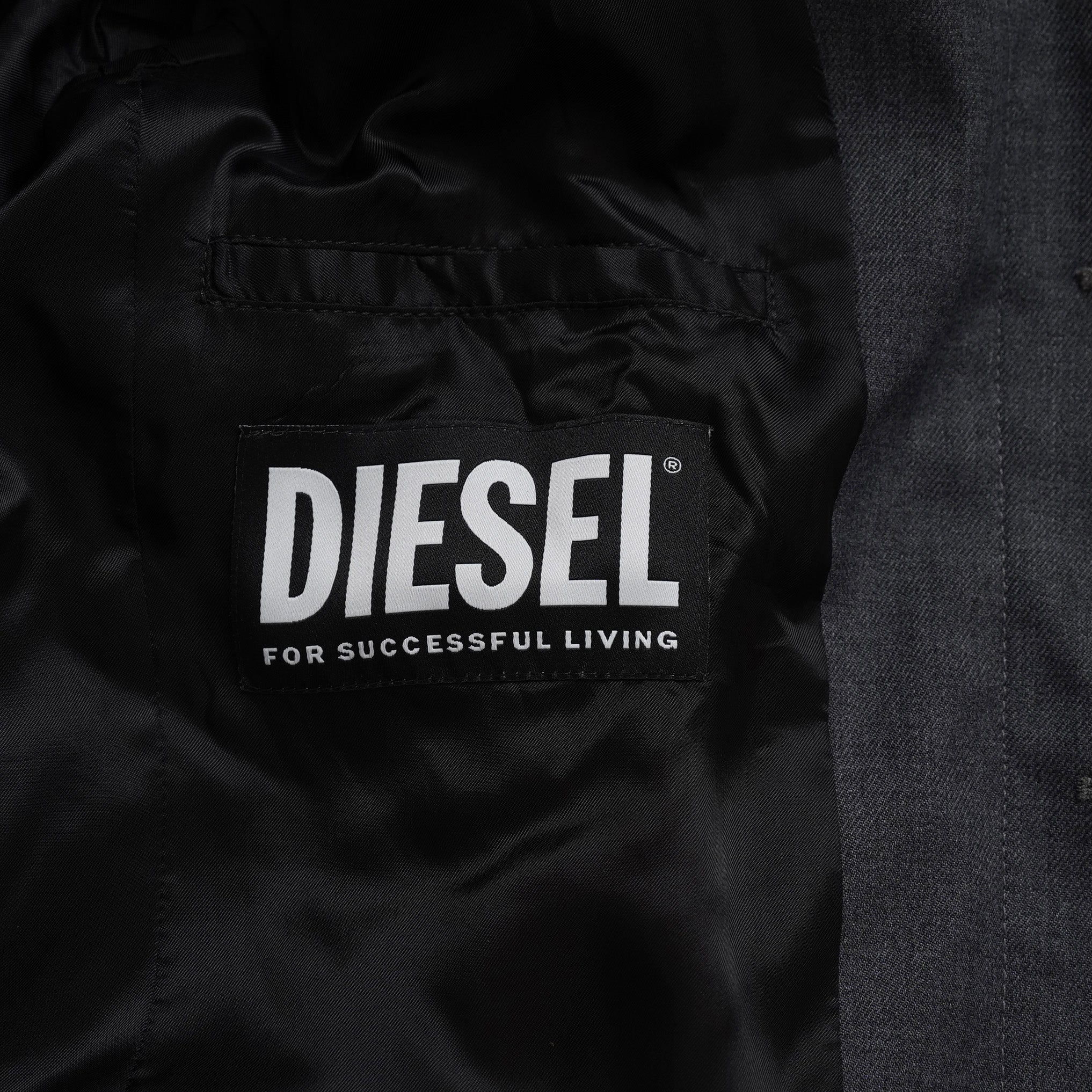 DIESEL ディーゼル / 美品 23SS J-ABBAS ジャケット / A08494 / size 44 (GRAY) 352064-in-ue