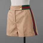 GUCCI × adidas グッチ×アディダス コラボ / 美品 22SS GGジャカード トレフォイル ショートパンツ ボトムス / size 40 (BEIGE) レディース