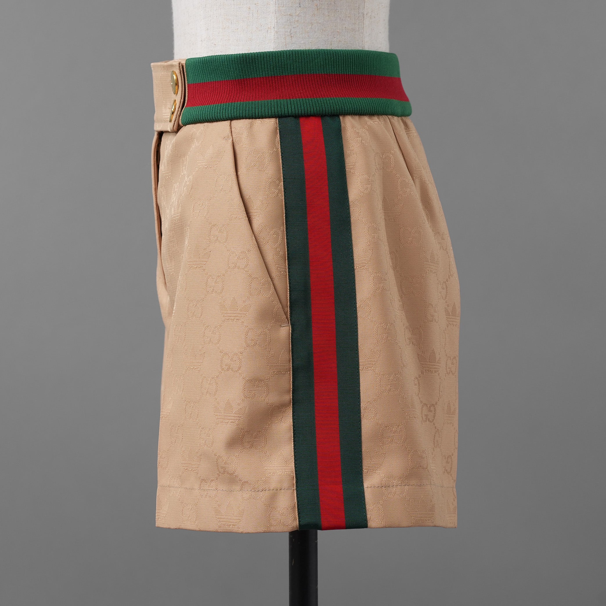グッチ×アディダス 22SS GGジャカード トレフォイル ショートパンツ GUCCI × adidas グッチ×アディダス コラボ / 美品 22SS GGジャカード