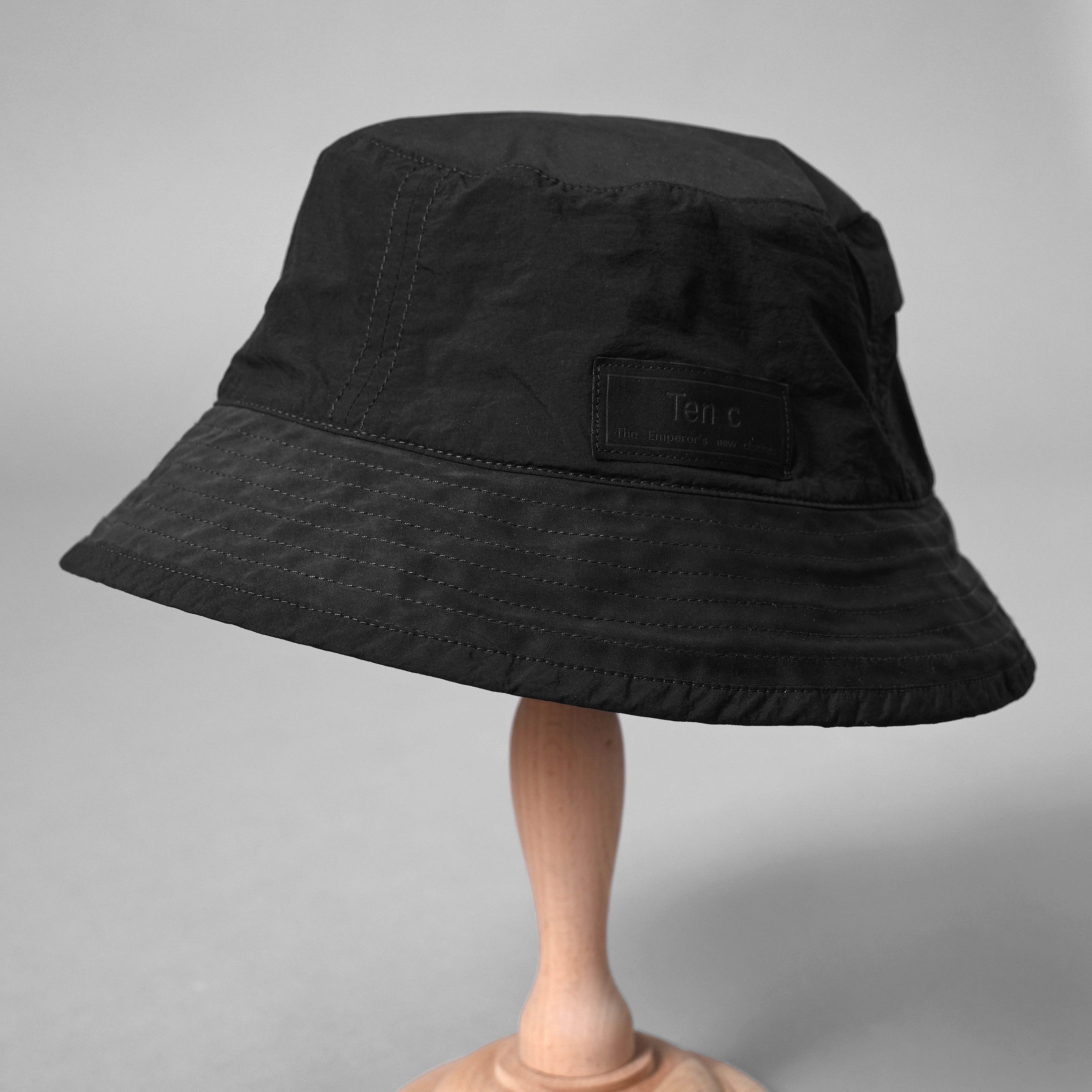 未使用 Ten c テンシー / 26SS HAT CAPPELLO A SECCHIO ハット 帽子 / 26CTCUA05005-003780 / size UNI (BLACK) 352071-uen