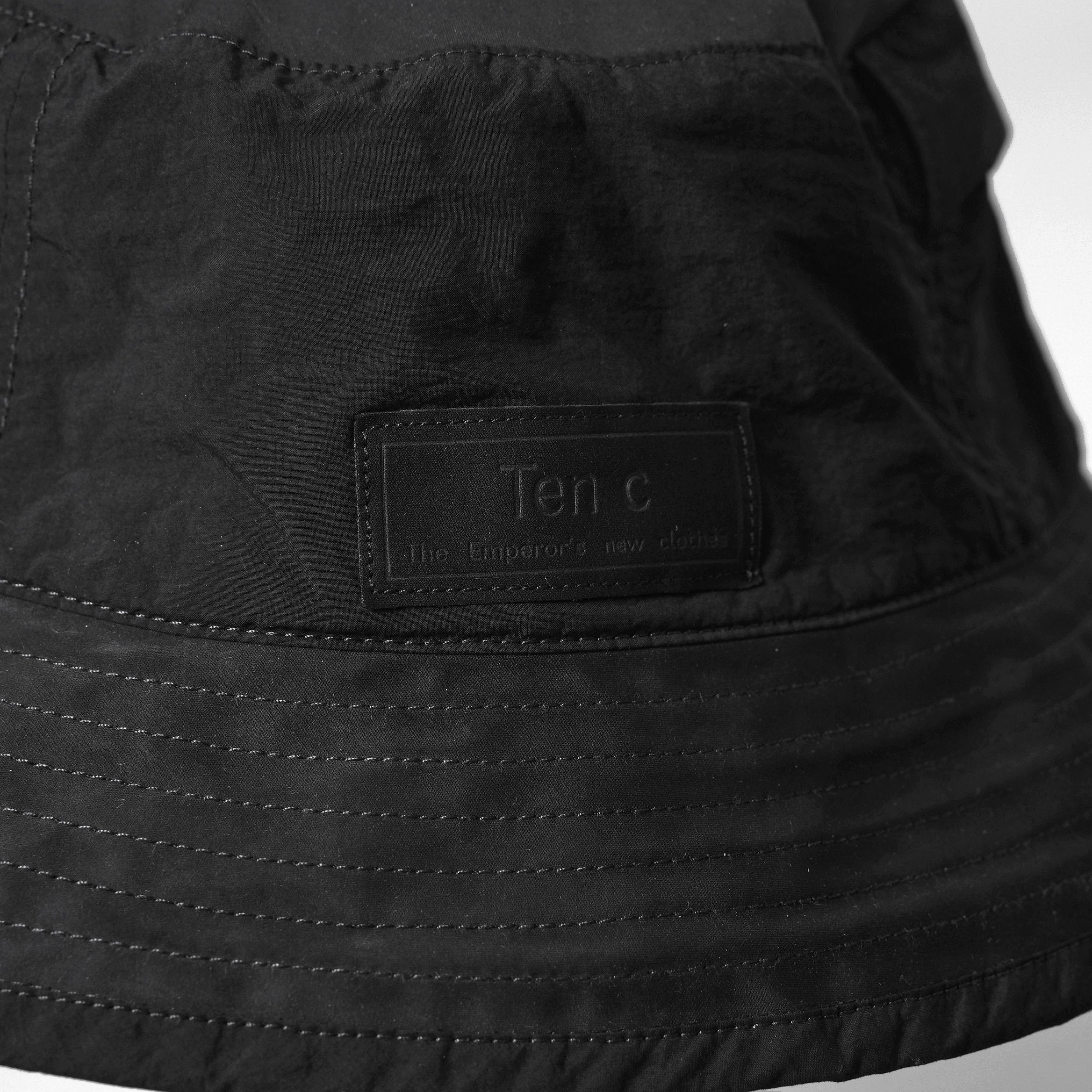 未使用 Ten c テンシー / 26SS HAT CAPPELLO A SECCHIO ハット 帽子 / 26CTCUA05005-003780 / size UNI (BLACK) 352071-uen