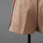 GUCCI × adidas グッチ×アディダス コラボ / 美品 22SS GGジャカード トレフォイル ショートパンツ ボトムス / size 40 (BEIGE) レディース
