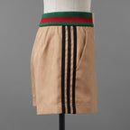 GUCCI × adidas グッチ×アディダス コラボ / 美品 22SS GGジャカード トレフォイル ショートパンツ ボトムス / size 40 (BEIGE) レディース