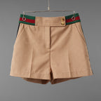 GUCCI × adidas グッチ×アディダス コラボ / 美品 22SS GGジャカード トレフォイル ショートパンツ ボトムス / size 40 (BEIGE) レディース