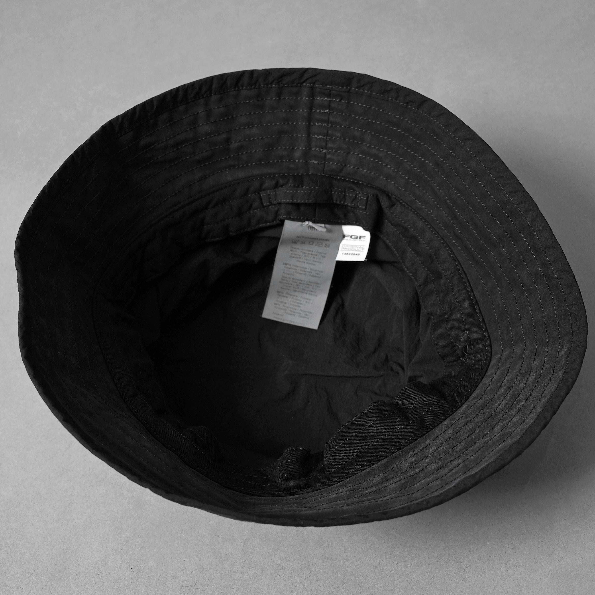 未使用 Ten c テンシー / 26SS HAT CAPPELLO A SECCHIO ハット 帽子 / 26CTCUA05005-003780 / size UNI (BLACK) 352071-uen