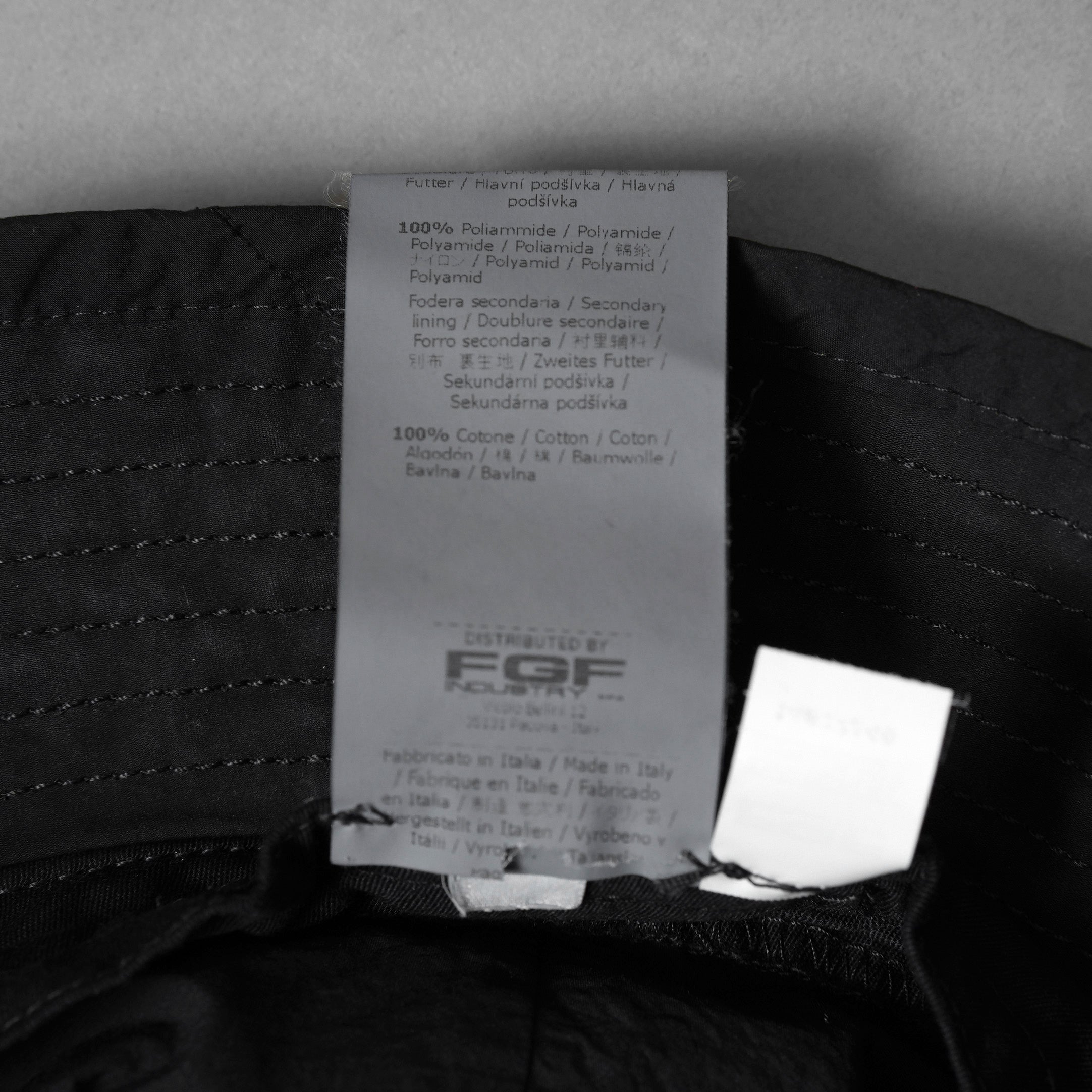 未使用 Ten c テンシー / 26SS HAT CAPPELLO A SECCHIO ハット 帽子 / 26CTCUA05005-003780 / size UNI (BLACK) 352071-uen