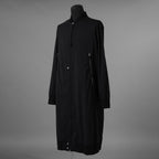 bajra バジュラ / 美品  24AW フロストナイロンストレッチ ロングブルゾン アウター / 157UJ02 / size 2 (BLACK) 352074-in-ue