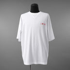 Christian Dior クリスチャンディオール / 美品 22AW DIOR JARDIN 薔薇刺繍 半袖Tシャツ / フラワーロゴ / 243J685A0677 / size S (WHITE)