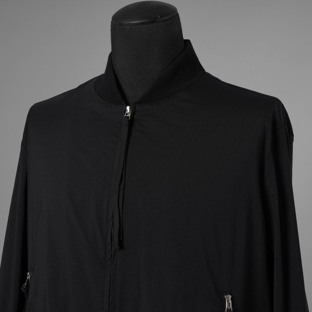 bajra バジュラ / 美品  24AW フロストナイロンストレッチ ロングブルゾン アウター / 157UJ02 / size 2 (BLACK) 352074-in-ue
