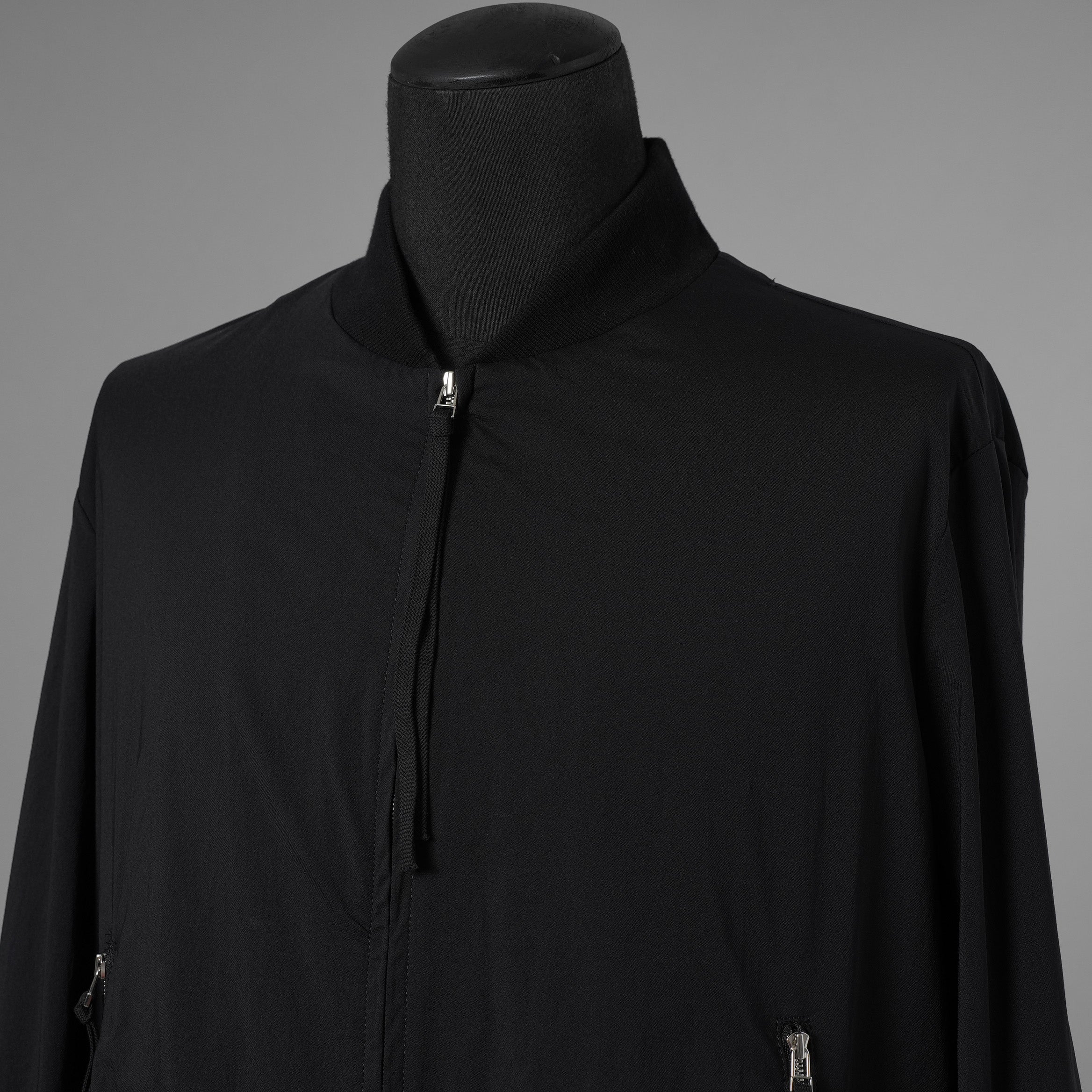 bajra バジュラ / 美品  24AW フロストナイロンストレッチ ロングブルゾン アウター / 157UJ02 / size 2 (BLACK) 352074-in-ue