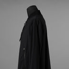 bajra バジュラ / 美品  24AW フロストナイロンストレッチ ロングブルゾン アウター / 157UJ02 / size 2 (BLACK) 352074-in-ue