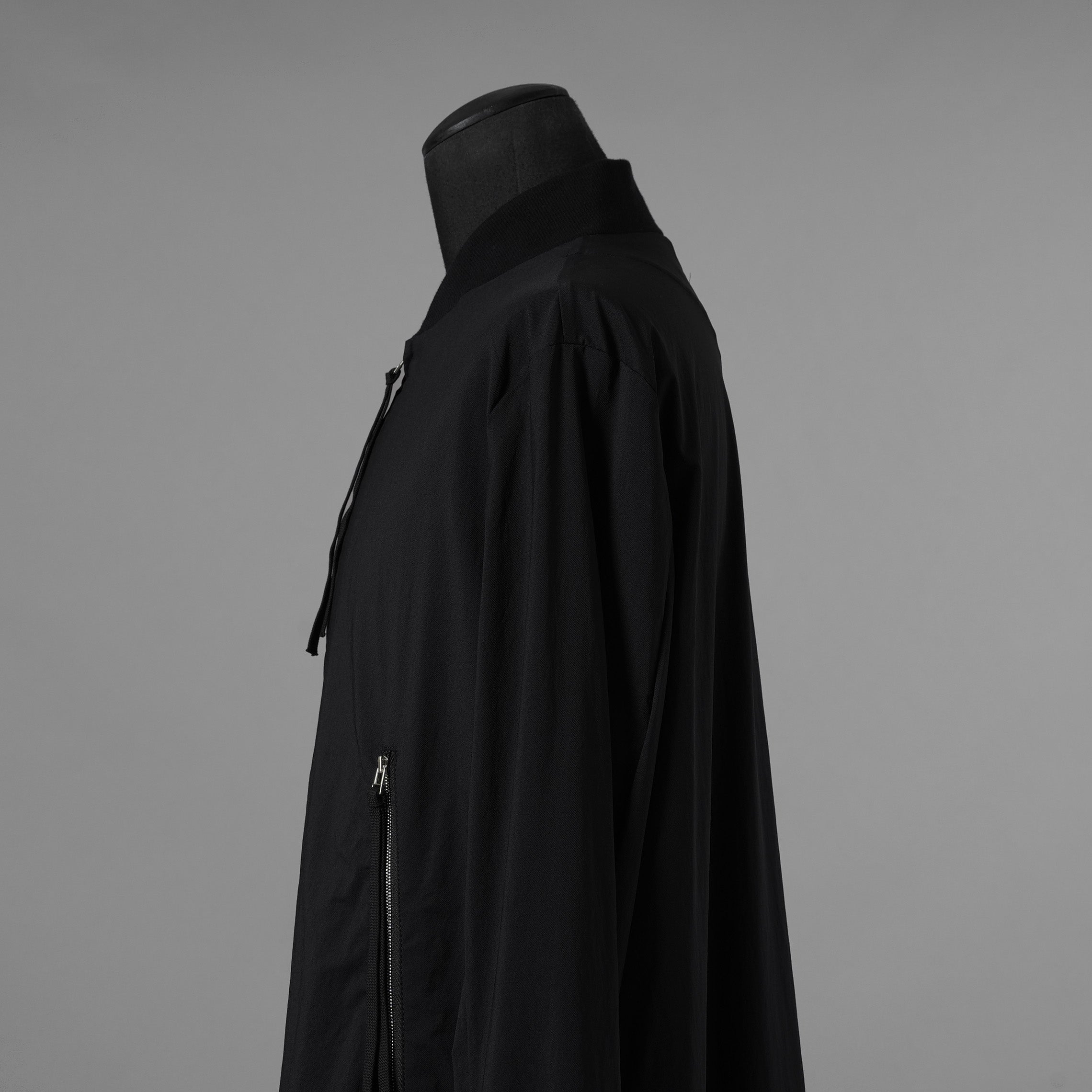 bajra バジュラ / 美品  24AW フロストナイロンストレッチ ロングブルゾン アウター / 157UJ02 / size 2 (BLACK) 352074-in-ue