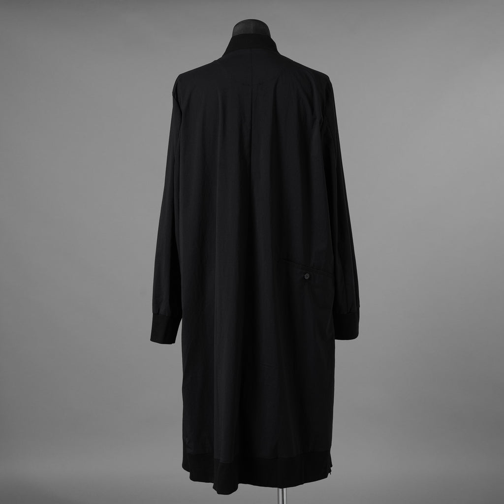 bajra バジュラ / 美品  24AW フロストナイロンストレッチ ロングブルゾン アウター / 157UJ02 / size 2 (BLACK) 352074-in-ue