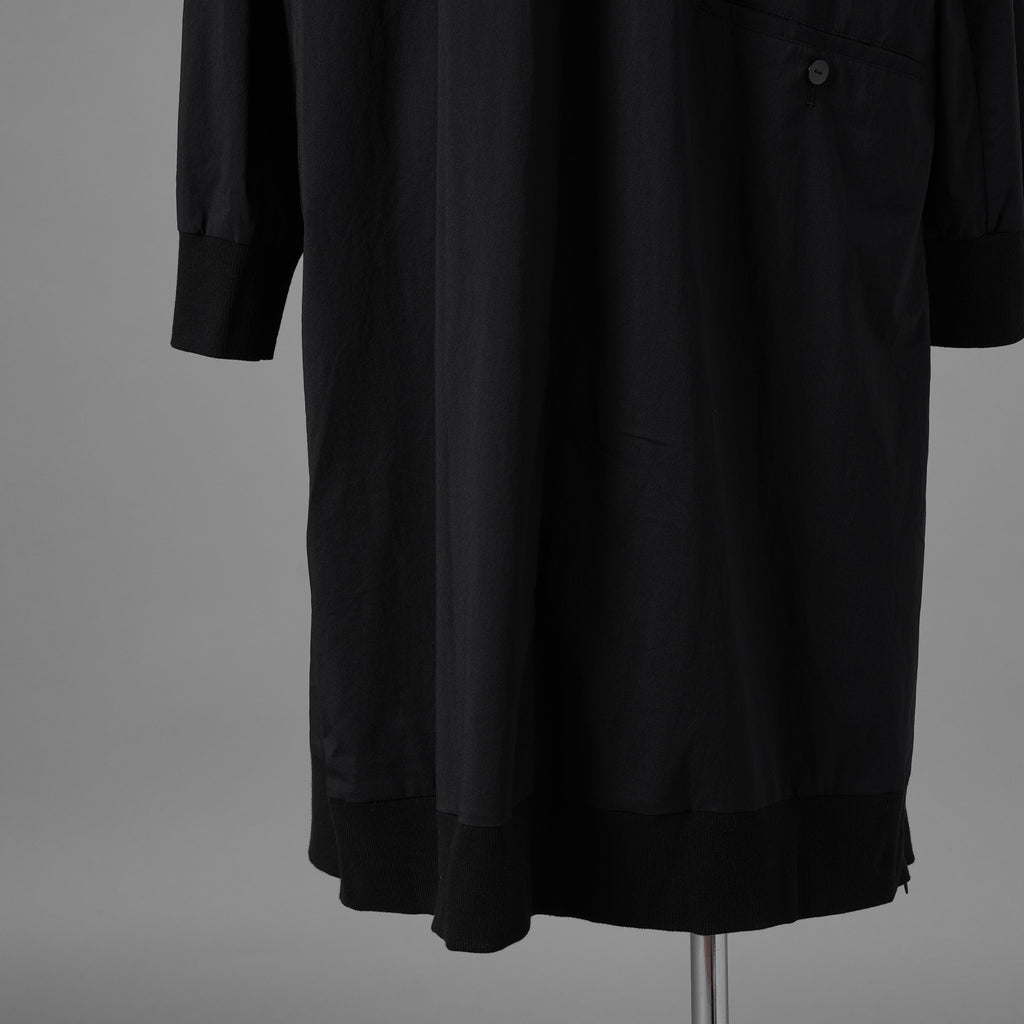 bajra バジュラ / 美品  24AW フロストナイロンストレッチ ロングブルゾン アウター / 157UJ02 / size 2 (BLACK) 352074-in-ue