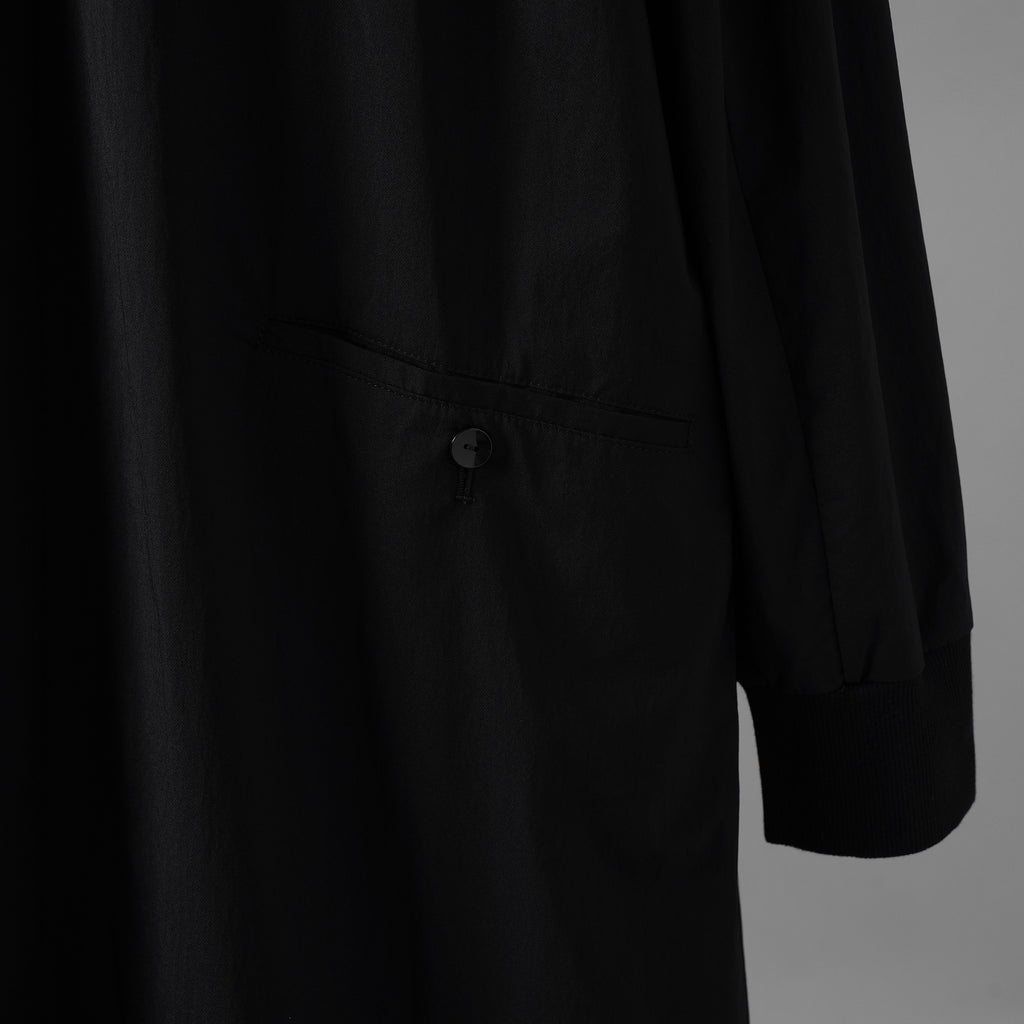 bajra バジュラ / 美品  24AW フロストナイロンストレッチ ロングブルゾン アウター / 157UJ02 / size 2 (BLACK) 352074-in-ue