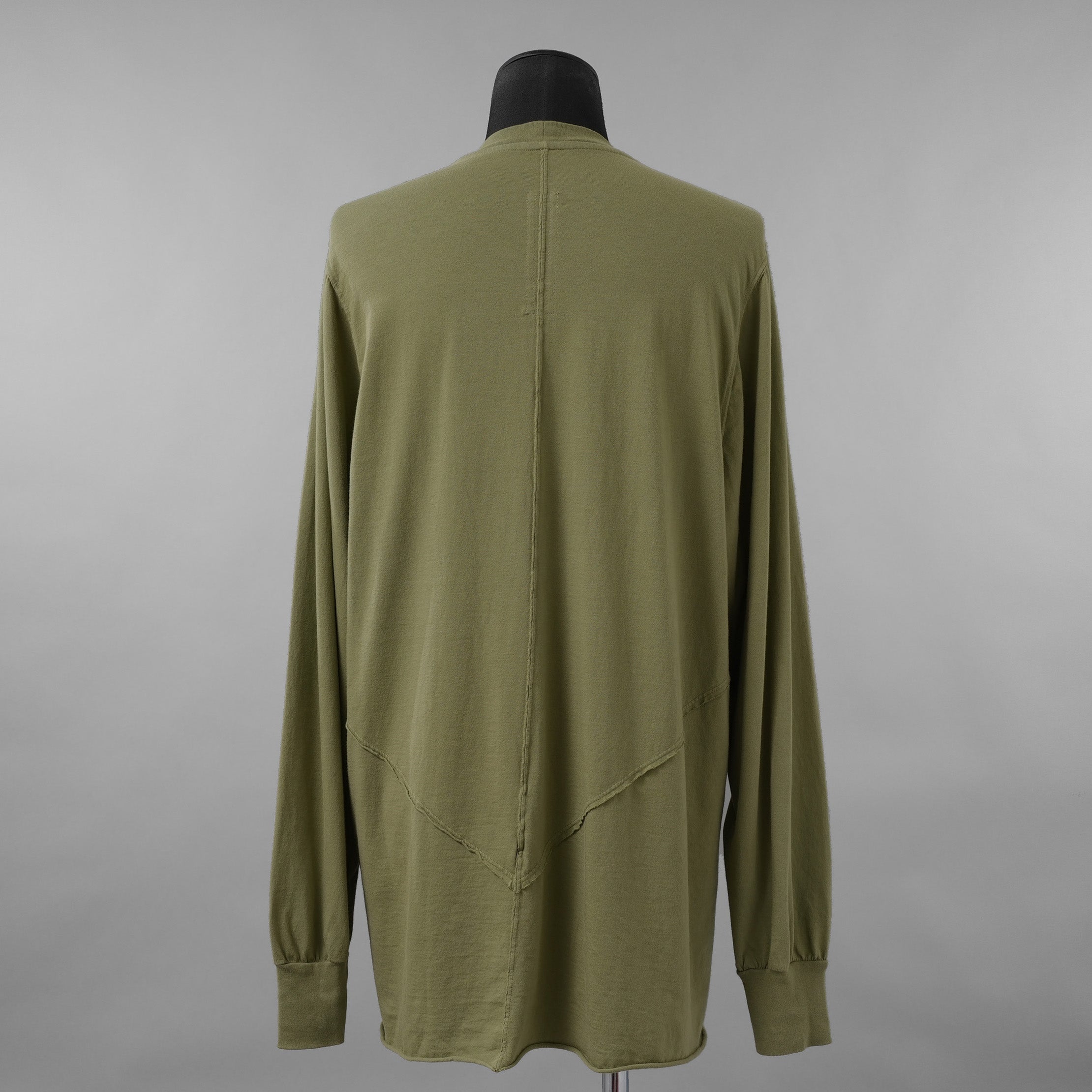 Rick Owens DRKSHDW ダークシャドウ / 美品 23AW JUMBO PENTA SEAMS LS T / 長袖 Tシャツ / DU02D2216-RNET1 / size S (SAGE)