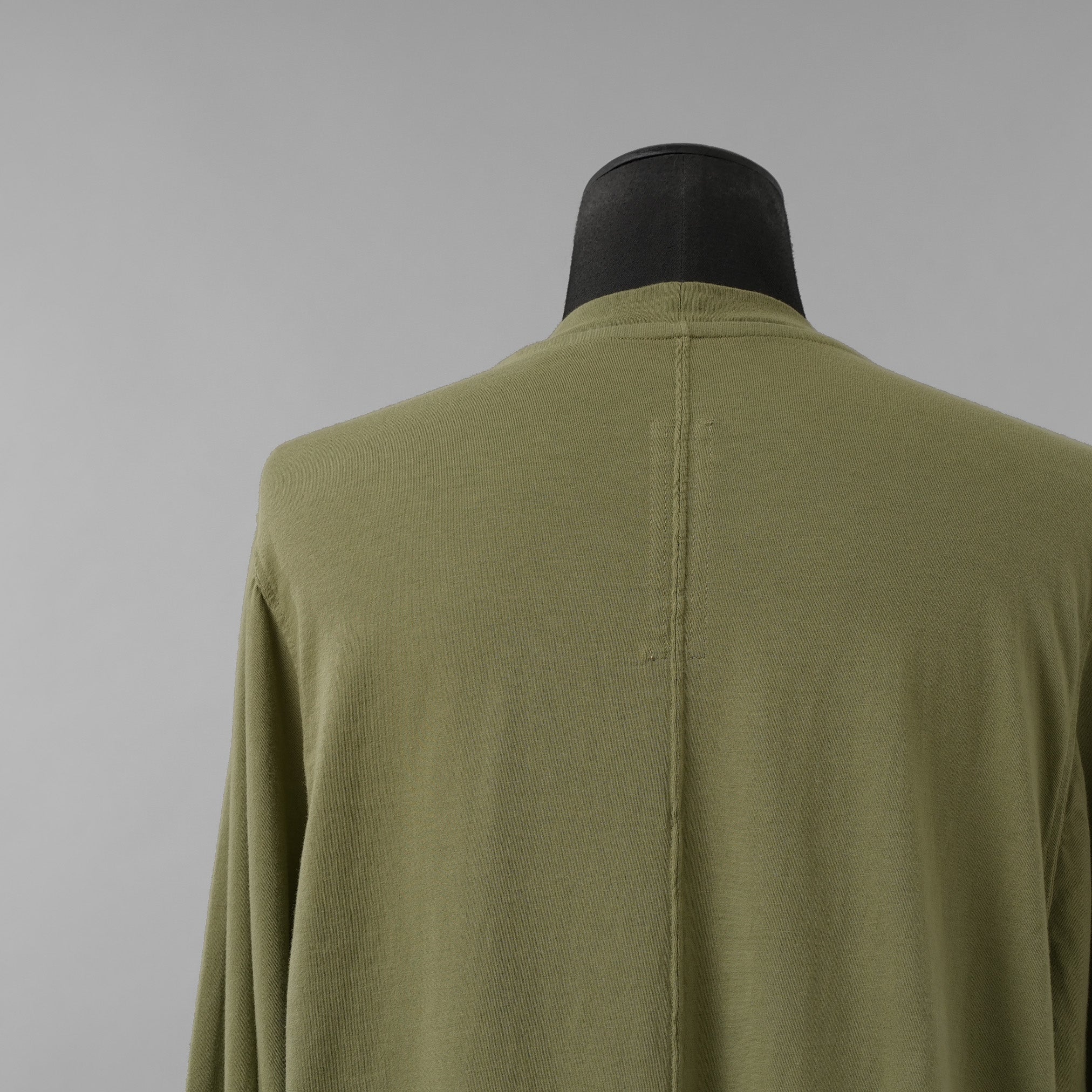 Rick Owens DRKSHDW ダークシャドウ / 美品 23AW JUMBO PENTA SEAMS LS T / 長袖 Tシャツ / DU02D2216-RNET1 / size S (SAGE)