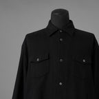 UNDERCOVER アンダーカバー / 美品 22AW BRUSHED LONG SHIRT長袖シャツ / UC2B4406-2 / size 3 (BLACK) 352073-in-ue