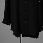 UNDERCOVER アンダーカバー / 美品 22AW BRUSHED LONG SHIRT長袖シャツ / UC2B4406-2 / size 3 (BLACK) 352073-in-ue