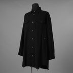 UNDERCOVER アンダーカバー / 美品 22AW BRUSHED LONG SHIRT長袖シャツ / UC2B4406-2 / size 3 (BLACK) 352073-in-ue
