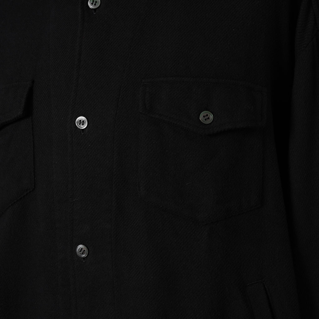 UNDERCOVER アンダーカバー / 美品 22AW BRUSHED LONG SHIRT長袖シャツ / UC2B4406-2 / size 3 (BLACK) 352073-in-ue