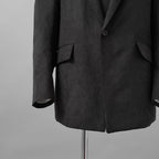 bajra バジュラ / 美品 24SS ヴィンテージ割繊 ジャケット / 158UJ01 / size 3 (BLACK)