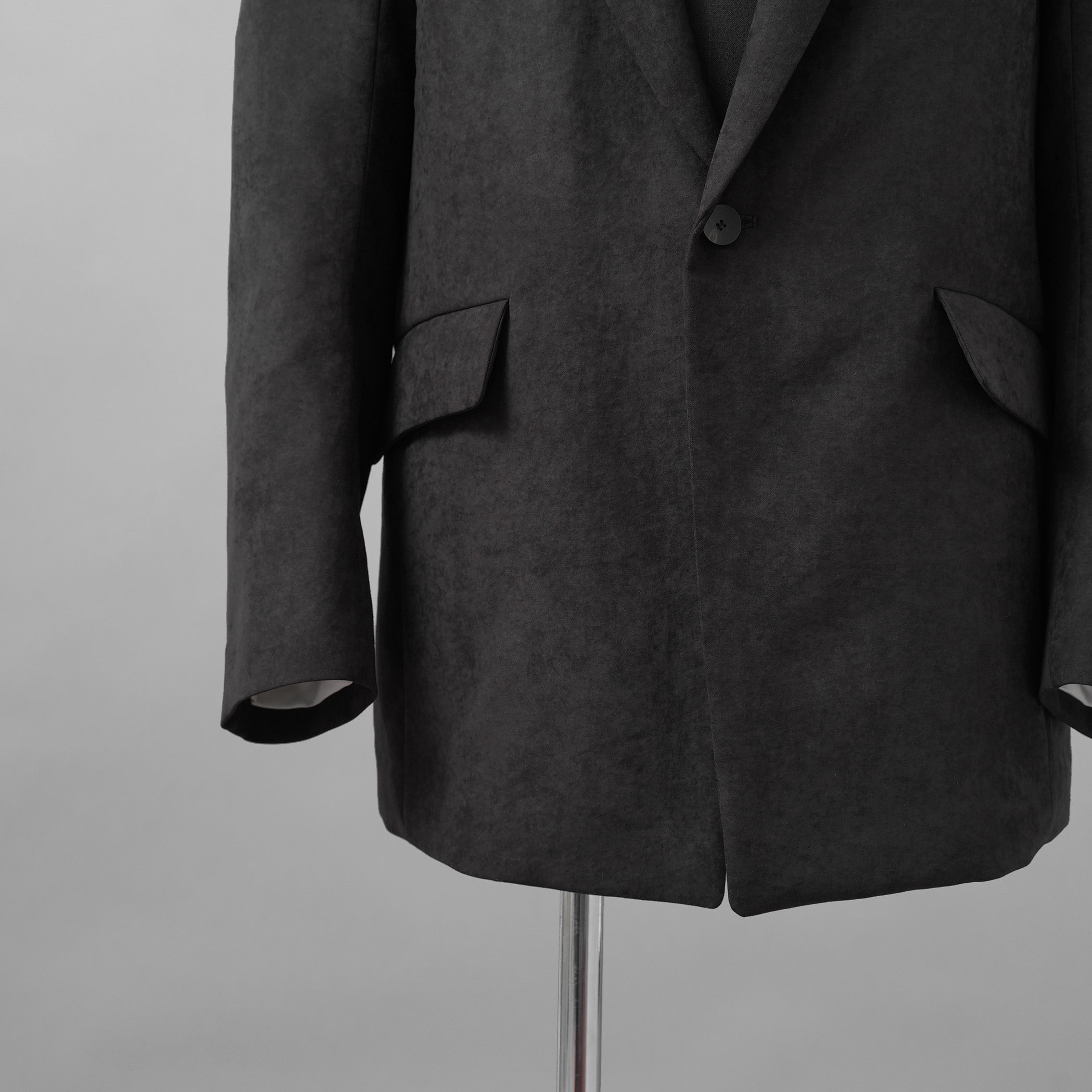 bajra バジュラ / 美品 24SS ヴィンテージ割繊 ジャケット / 158UJ01 / size 3 (BLACK)