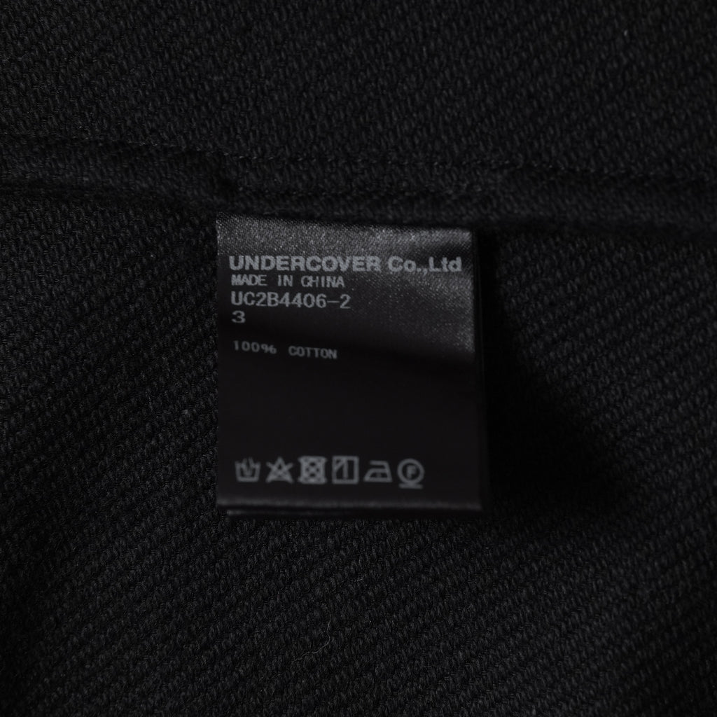 UNDERCOVER アンダーカバー / 美品 22AW BRUSHED LONG SHIRT長袖シャツ / UC2B4406-2 / size 3 (BLACK) 352073-in-ue