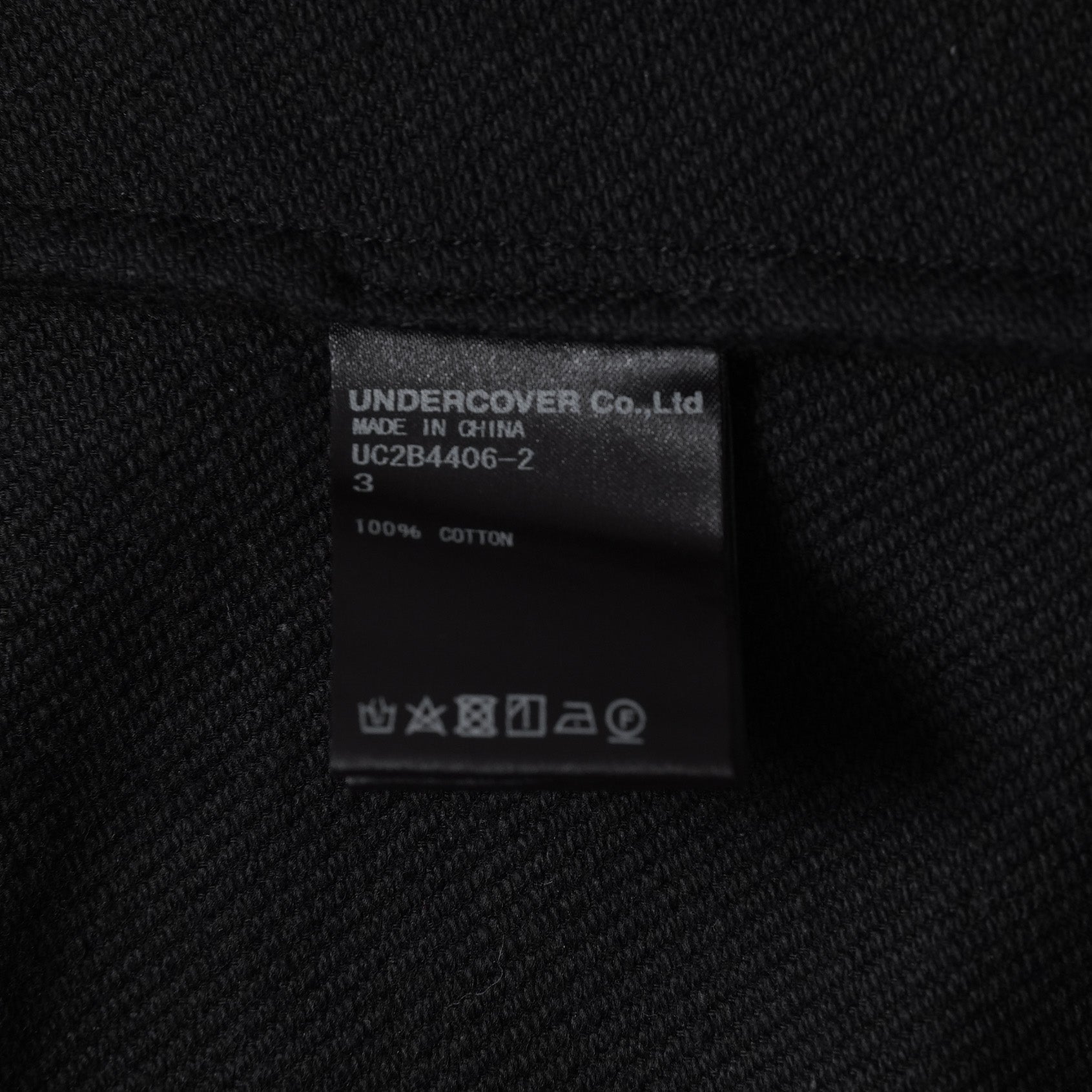 UNDERCOVER アンダーカバー / 美品 22AW BRUSHED LONG SHIRT長袖シャツ / UC2B4406-2 / size 3 (BLACK) 352073-in-ue
