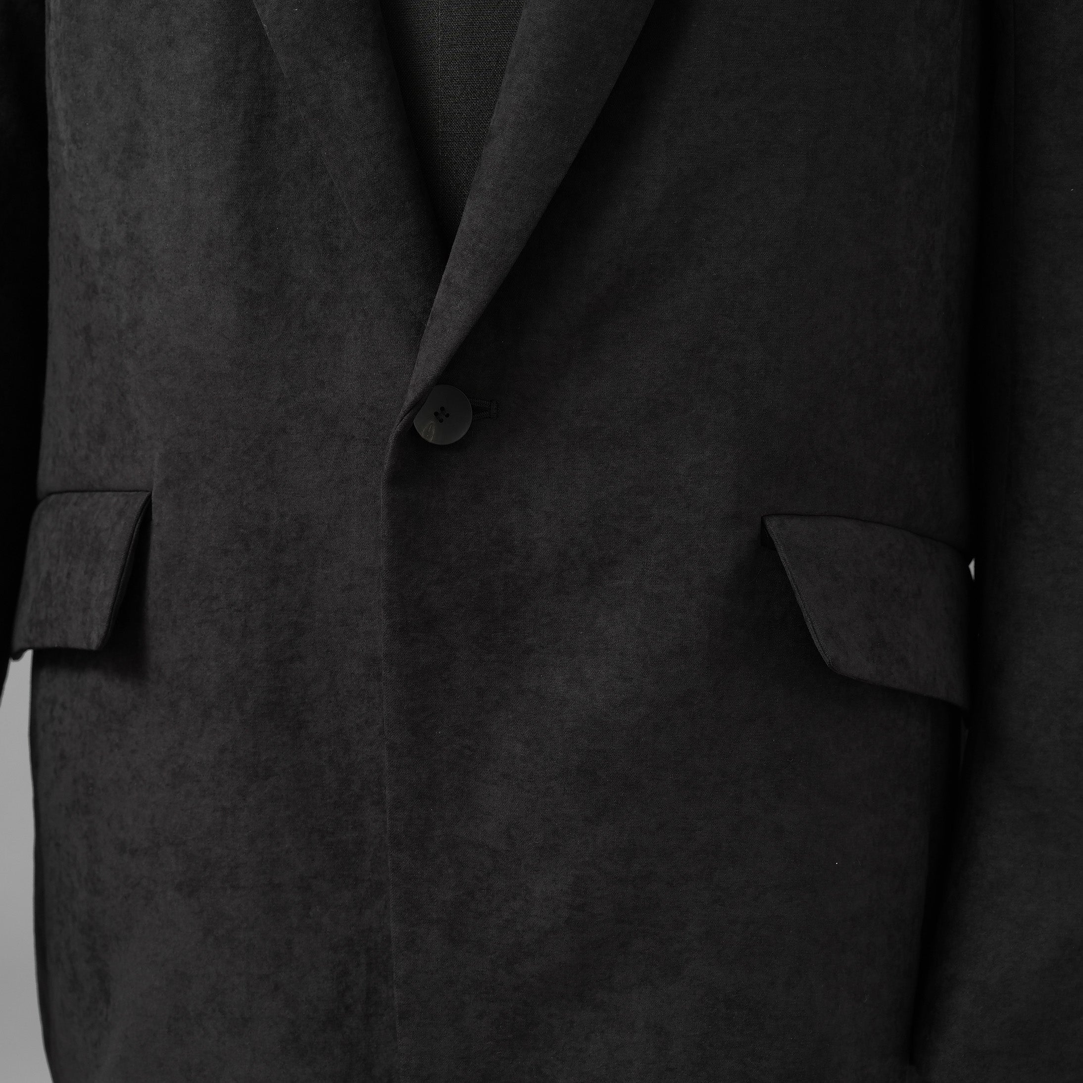 bajra バジュラ / 美品 24SS ヴィンテージ割繊 ジャケット / 158UJ01 / size 3 (BLACK)