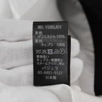 bajra バジュラ / 美品 24SS ヴィンテージ割繊 ジャケット / 158UJ01 / size 3 (BLACK)