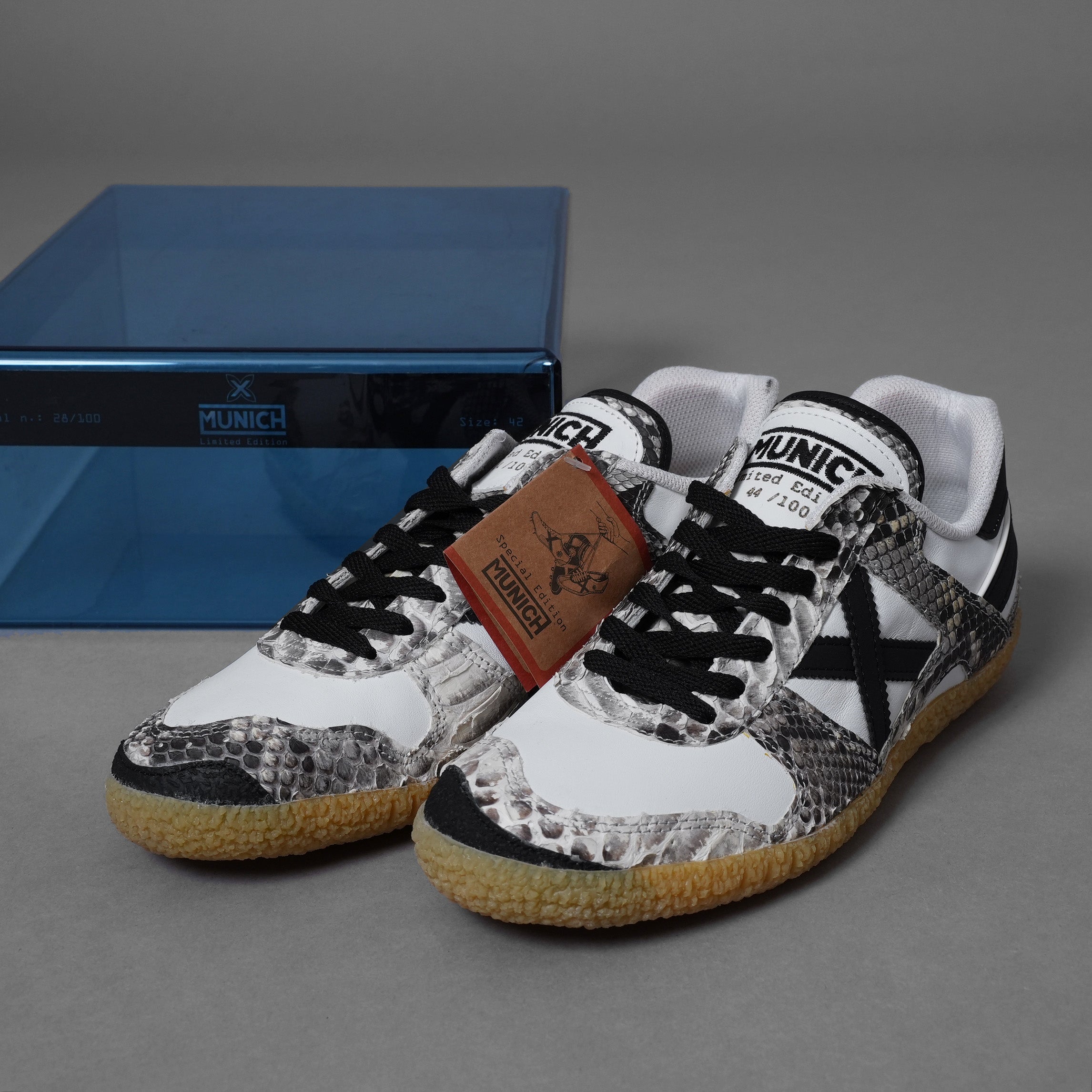 未使用 MUNICH ミュニック / スペシャル限定 パイソンモデル スニーカー シューズ / size 43 (28.5cm)  123014-alm
