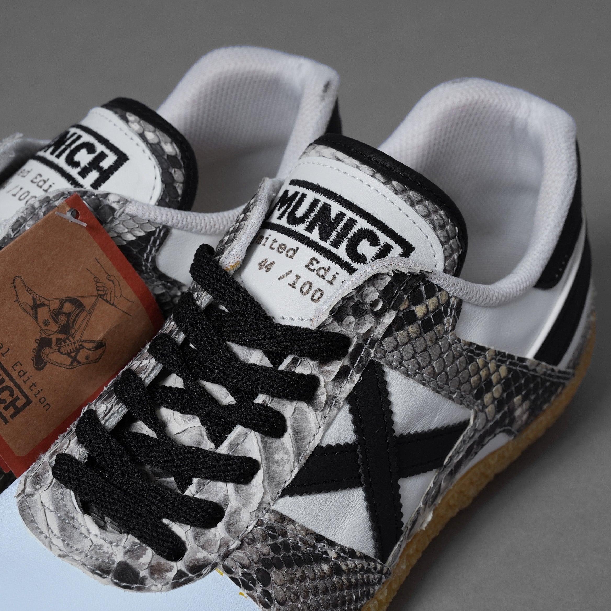 未使用 MUNICH ミュニック / スペシャル限定 パイソンモデル スニーカー シューズ / size 43 (28.5cm)  123014-alm