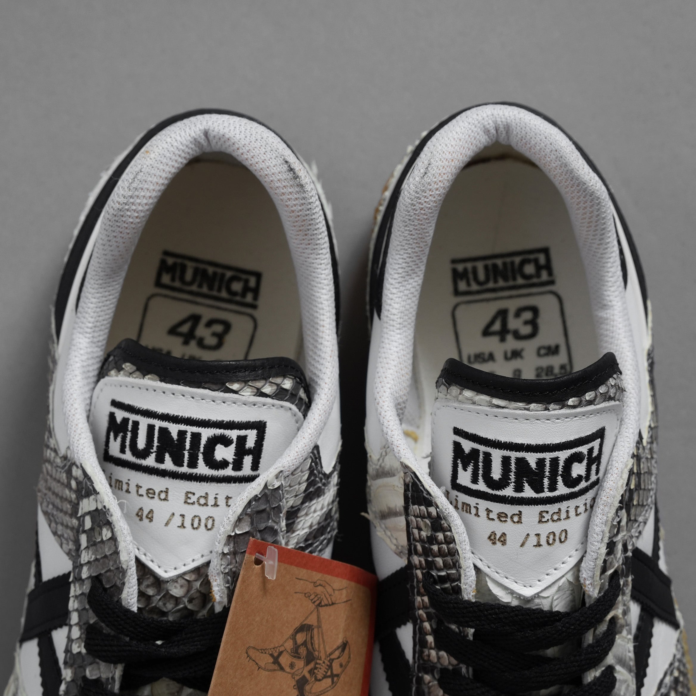 未使用 MUNICH ミュニック / スペシャル限定 パイソンモデル スニーカー シューズ / size 43 (28.5cm)  123014-alm