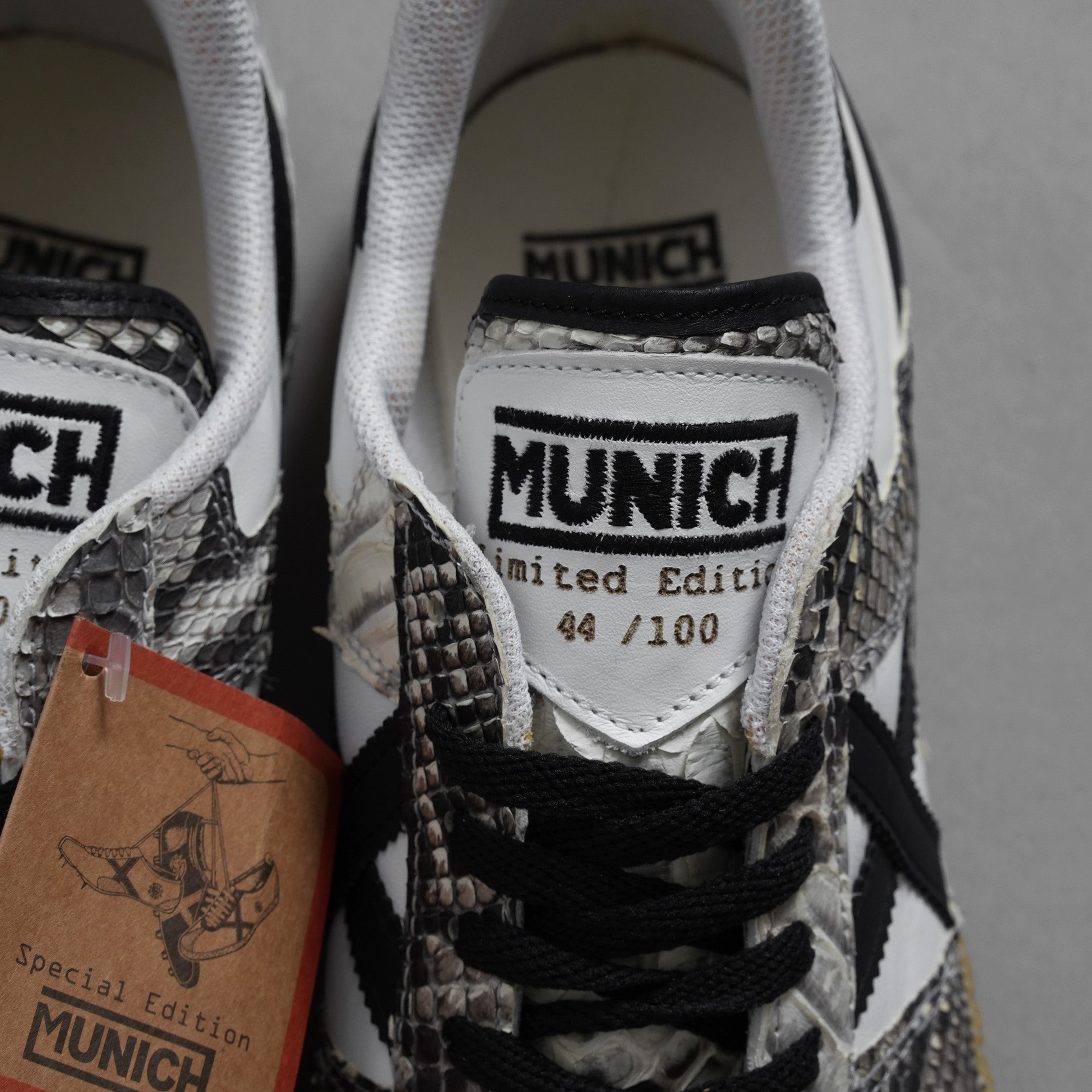 未使用 MUNICH ミュニック / スペシャル限定 パイソンモデル スニーカー シューズ / size 43 (28.5cm)  123014-alm