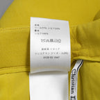 Christian Dior クリスチャンディオール / 美品 23AW CDクラスプ  スコート ウールシルク  / ショートパンツ / 341P45C1166 / size 42 (PEELA) イエロー レディース