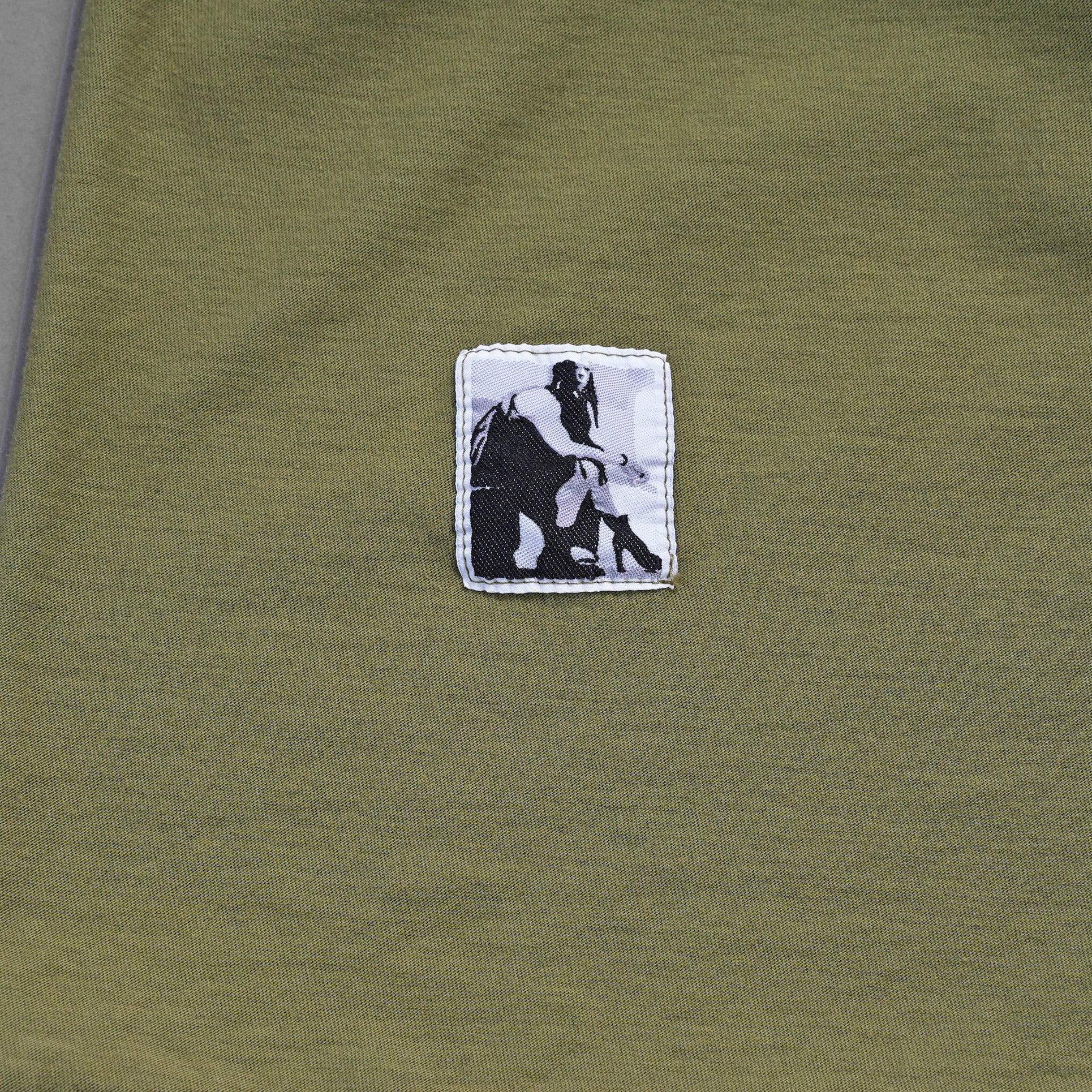 Rick Owens DRKSHDW ダークシャドウ / 美品 23AW JUMBO PENTA SEAMS LS T / 長袖 Tシャツ / DU02D2216-RNET1 / size S (SAGE)