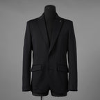 新品 1PIU1UGUALE3 ウノピゥウノウグァーレトレ / 25AW TRAVEL JKT 2B JACKET テーラードジャケット / MRB612 POE386 / size 4 (BLACK) 123015-alm
