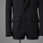 新品 1PIU1UGUALE3 ウノピゥウノウグァーレトレ / 25AW TRAVEL JKT 2B JACKET テーラードジャケット / MRB612 POE386 / size 4 (BLACK) 123015-alm