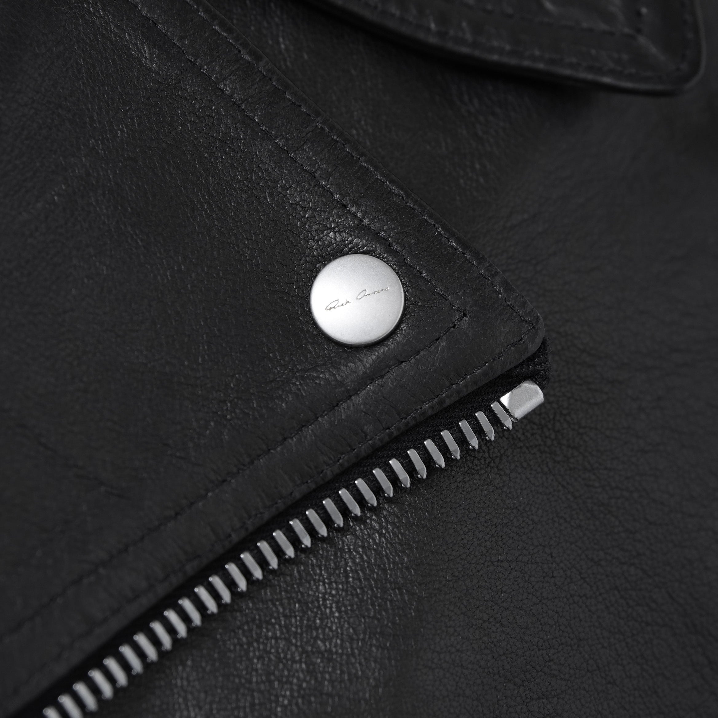 Rick Owens リックオウエンス / 極美品 23SS EDFU / DRACUBIKER ドラキュバイカー / ラムレザー ライダース ジャケット / RU01C4767 LNV / size 48 (BLACK)