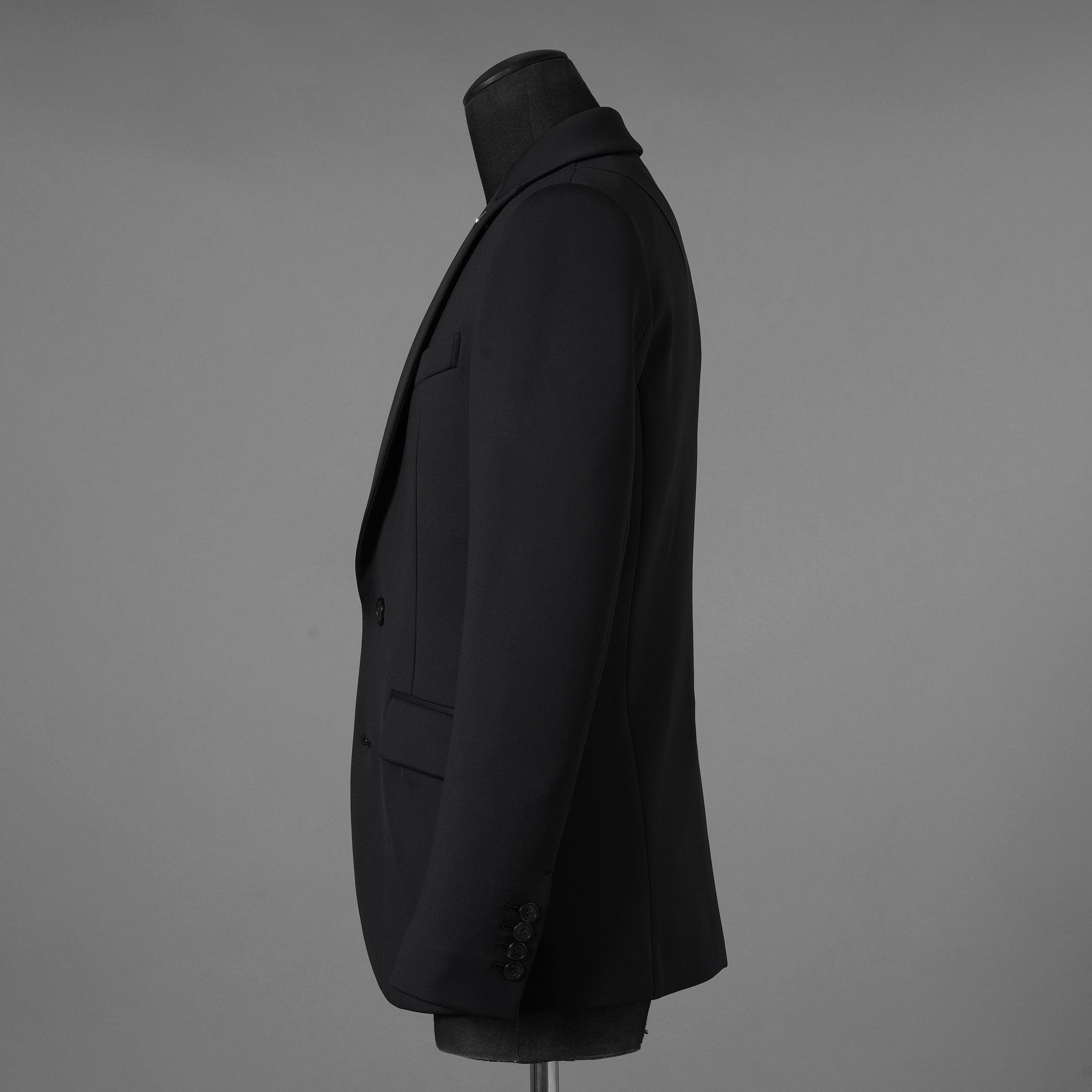 新品 1PIU1UGUALE3 ウノピゥウノウグァーレトレ / 25AW TRAVEL JKT 2B JACKET テーラードジャケット / MRB612 POE386 / size 4 (BLACK) 123015-alm