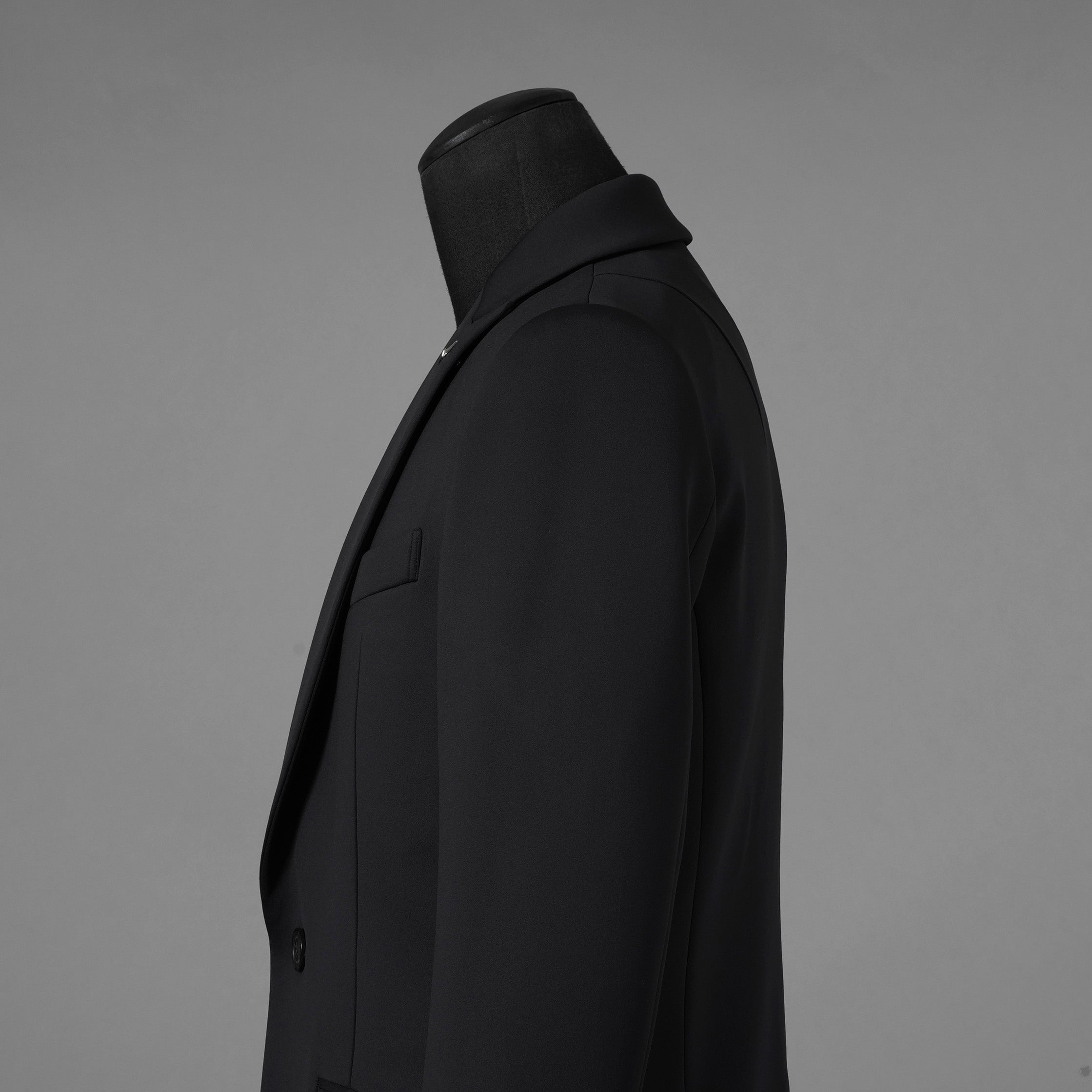 新品 1PIU1UGUALE3 ウノピゥウノウグァーレトレ / 25AW TRAVEL JKT 2B JACKET テーラードジャケット / MRB612 POE386 / size 4 (BLACK) 123015-alm