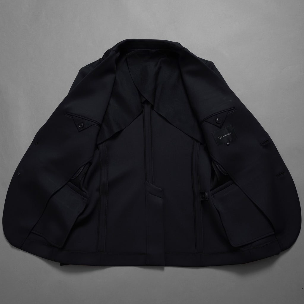 新品 1PIU1UGUALE3 ウノピゥウノウグァーレトレ / 25AW TRAVEL JKT 2B JACKET テーラードジャケット / MRB612 POE386 / size 4 (BLACK) 123015-alm