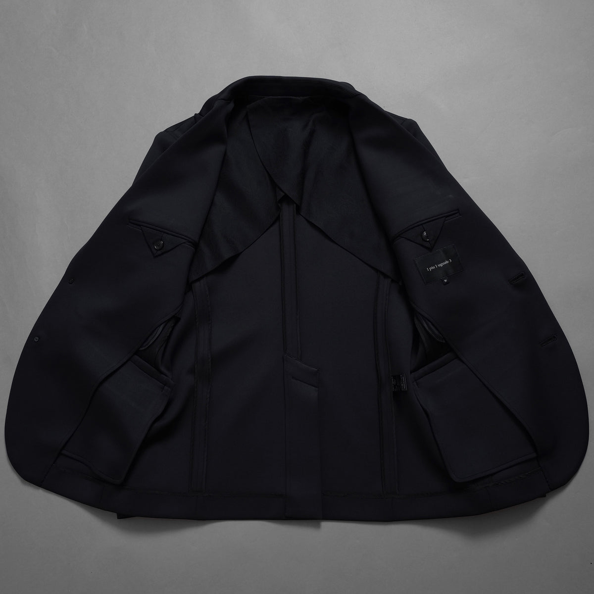 新品 1PIU1UGUALE3 ウノピゥウノウグァーレトレ / 25AW TRAVEL JKT 2B JACKET テーラードジャケット / MRB612 POE386 / size 4 (BLACK) 123015-alm