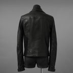 Rick Owens リックオウエンス / 極美品 23SS EDFU / DRACUBIKER ドラキュバイカー / ラムレザー ライダース ジャケット / RU01C4767 LNV / size 48 (BLACK)