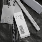 Rick Owens リックオウエンス / 極美品 23SS EDFU / DRACUBIKER ドラキュバイカー / ラムレザー ライダース ジャケット / RU01C4767 LNV / size 48 (BLACK)