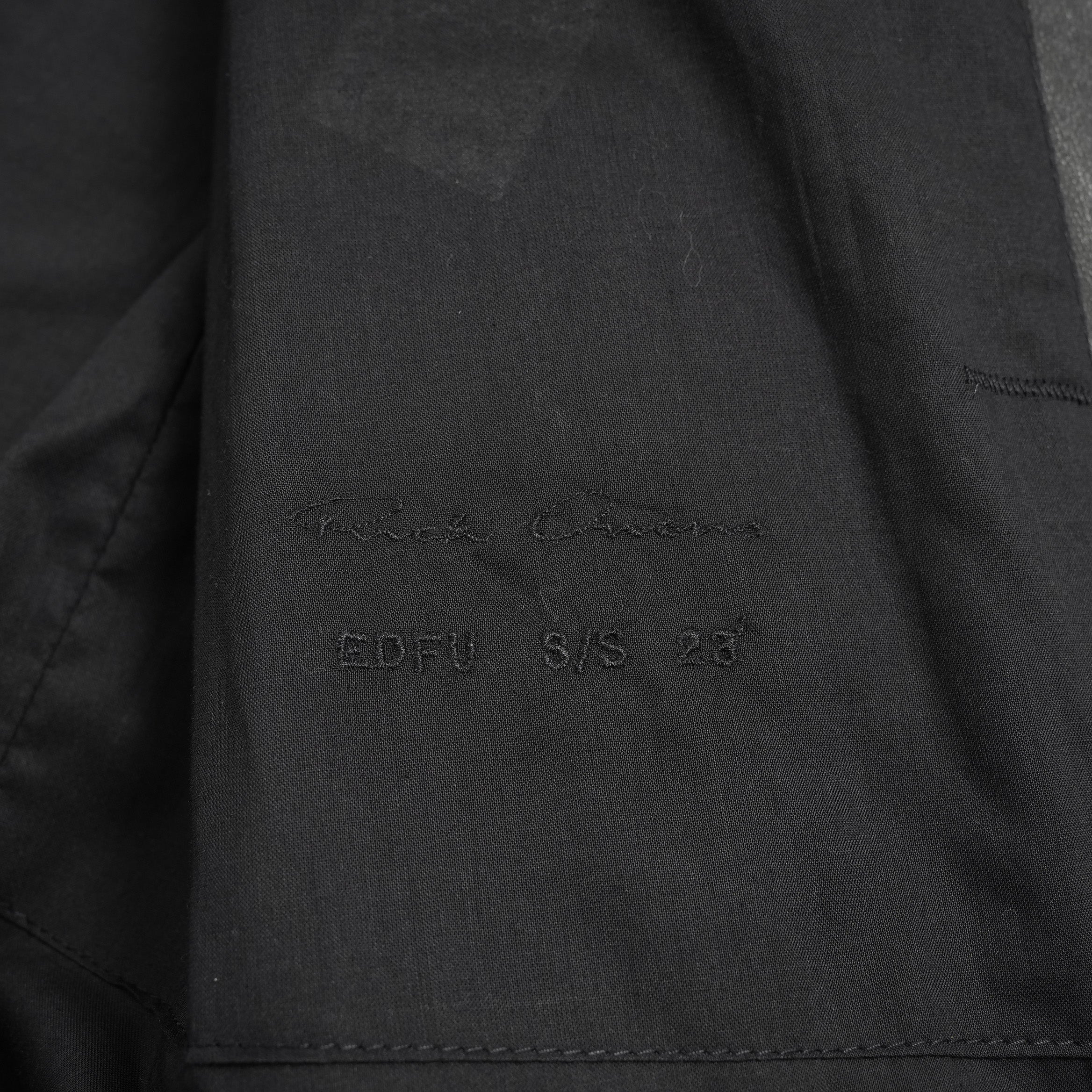 Rick Owens リックオウエンス / 極美品 23SS EDFU / DRACUBIKER ドラキュバイカー / ラムレザー ライダース ジャケット / RU01C4767 LNV / size 48 (BLACK)