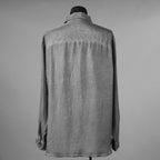 DIESEL ディーゼル / 美品 24AW S-LEON シワ加工 長袖シャツ / A166920CMBB / size 46 (GRAY) 352079-in-ue