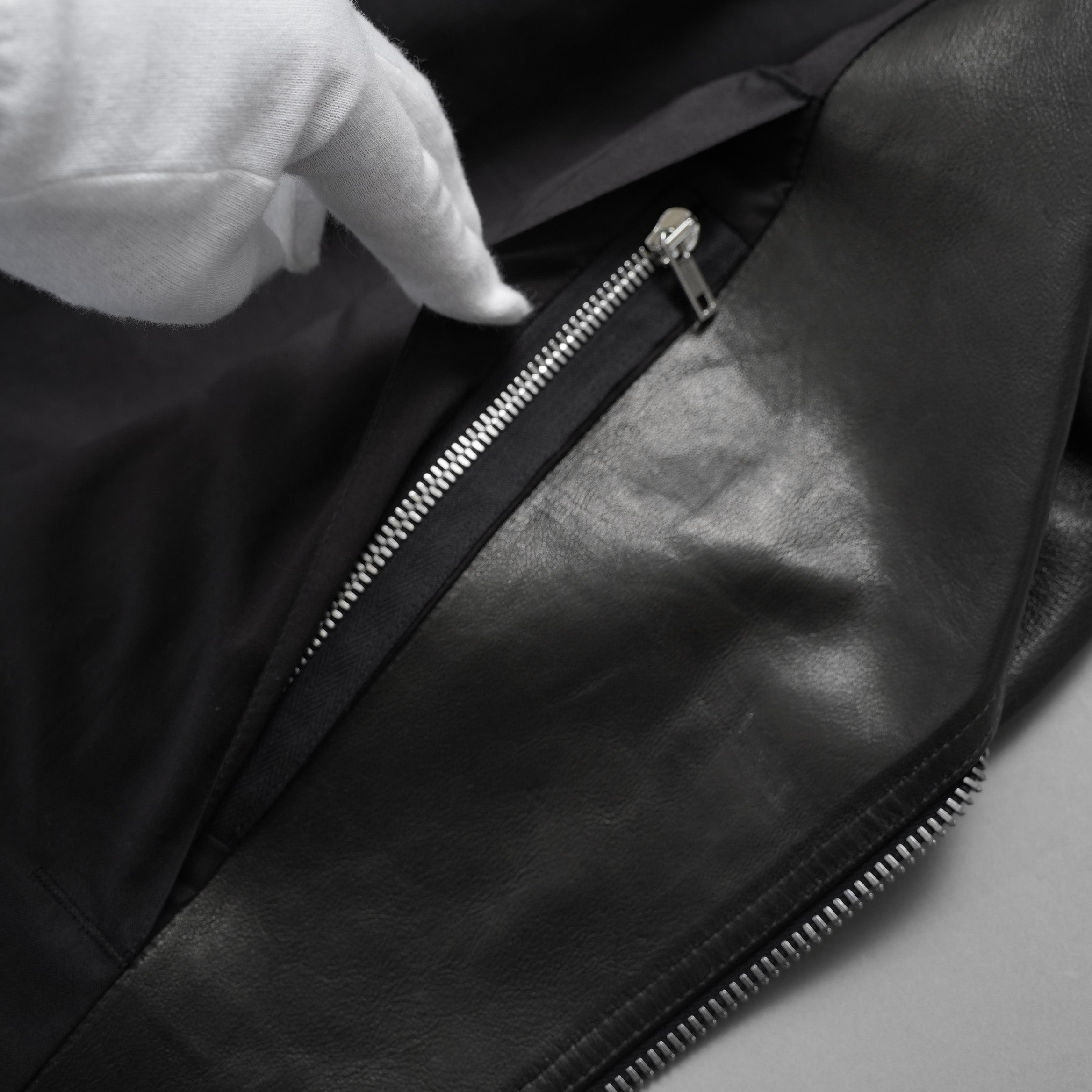 Rick Owens リックオウエンス / 極美品 23SS EDFU / DRACUBIKER ドラキュバイカー / ラムレザー ライダース ジャケット / RU01C4767 LNV / size 48 (BLACK)