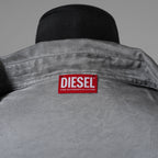 DIESEL ディーゼル / 美品 24AW S-LEON シワ加工 長袖シャツ / A166920CMBB / size 46 (GRAY) 352079-in-ue
